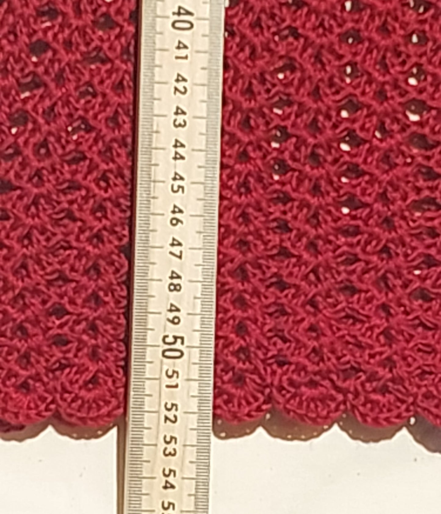 Scarlet Red  Crochet Dress size 1 to 2