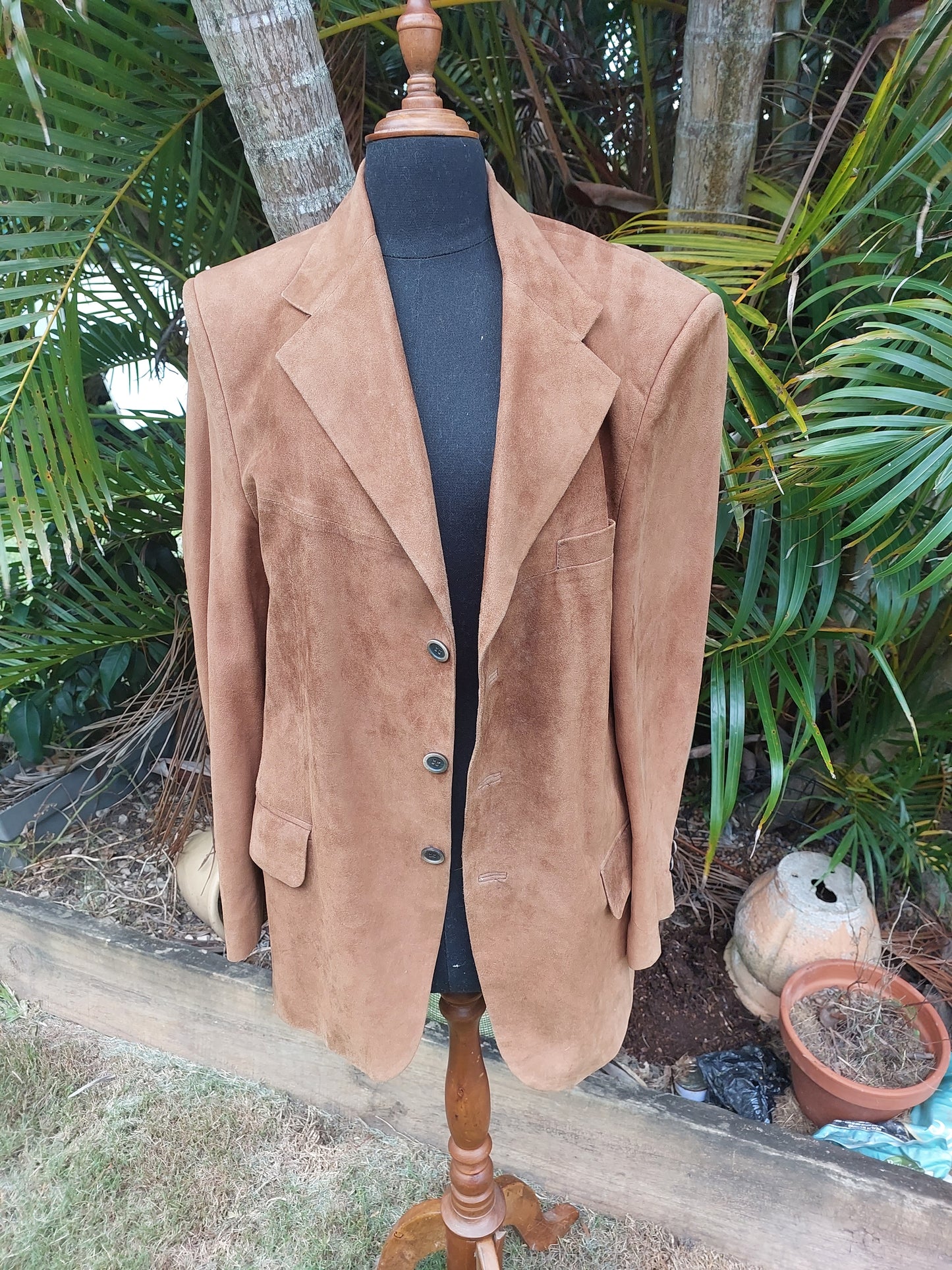 Vintage Suede Goatskin Jacket – Made in Argentina