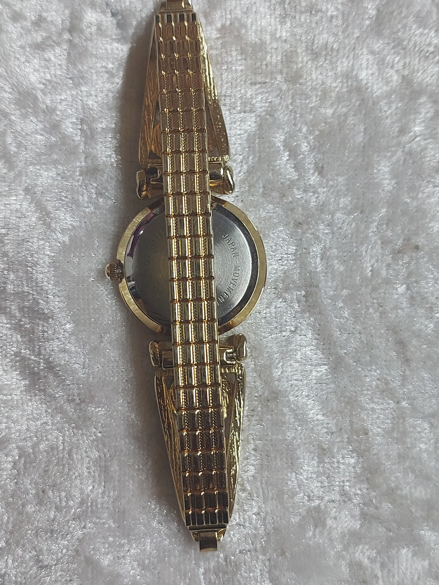 Vintage Avon Abalone Shell Bracelet Watch – Gold Tone | Working