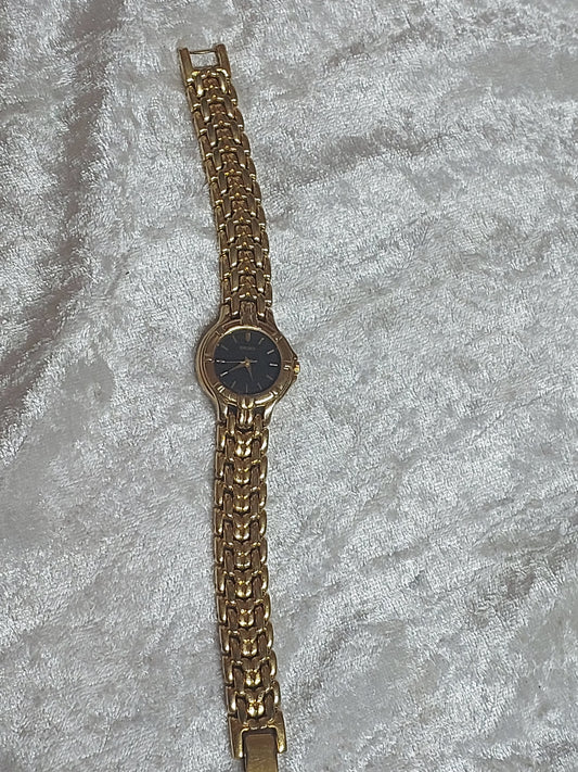 Seiko Ladies Gold Tone Quartz Watch – Working Japanese Movement