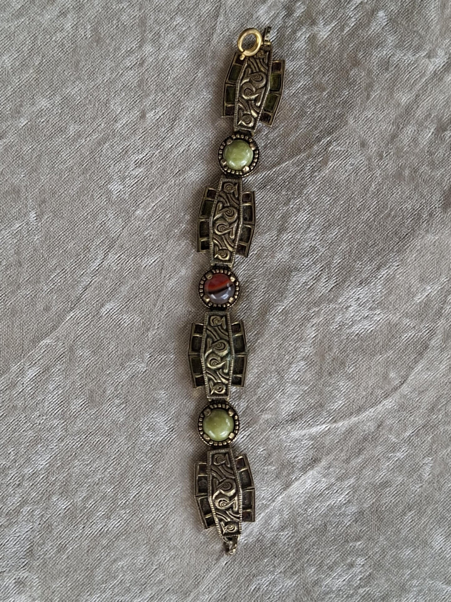 Vintage MIRACLE “Anglo Saxon” Bracelet – 1960s–80s Celtic Revival